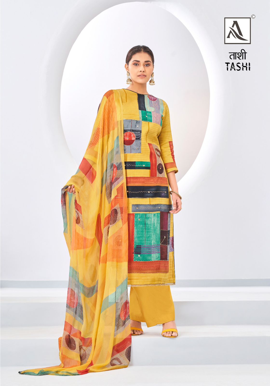 TASHI Tashi By Alok Jam Designer Printed Dress Material Wholesale Market In Surat